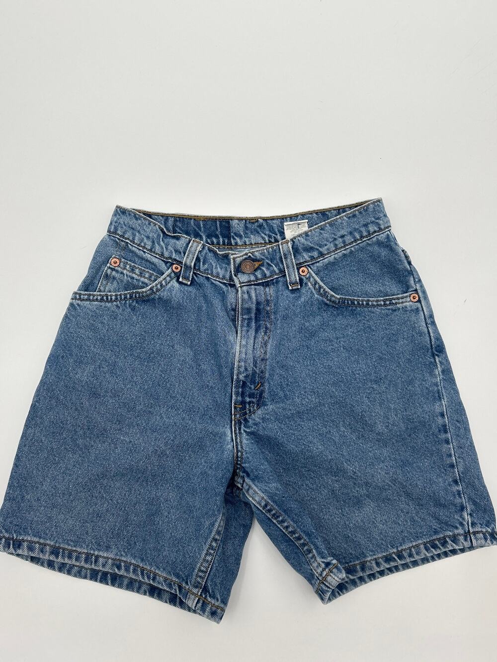 Levi’s 550 Orange Tab Denim Shorts 7 Relaxed Fit Vintage 90s Made in USA